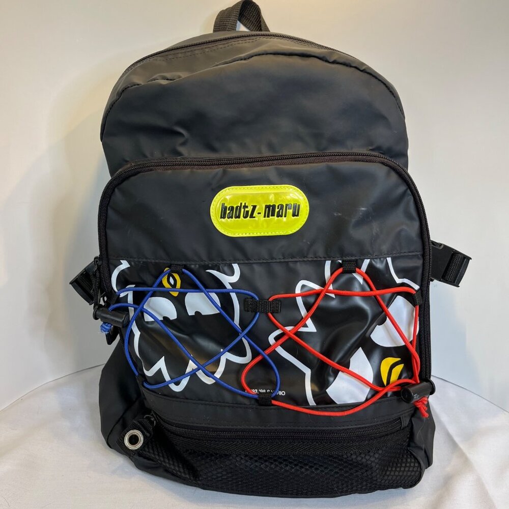 RARE Vintage Sanrio 1993-98 Badtz-Maru School Retro Backpack Adjustable Black